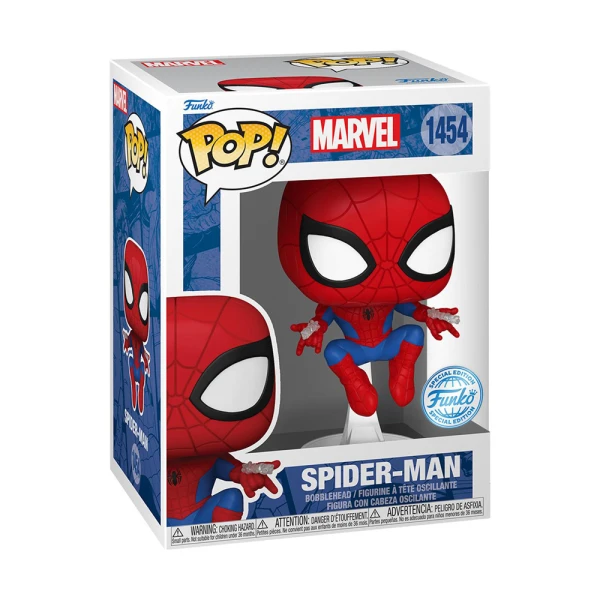FUNKO POP! MARVEL: SPIDER-MAN WITH WEBSHOOTERS (SPECIAL EDITION) BOBBLE-HEAD VINYL FIGURE 1454
