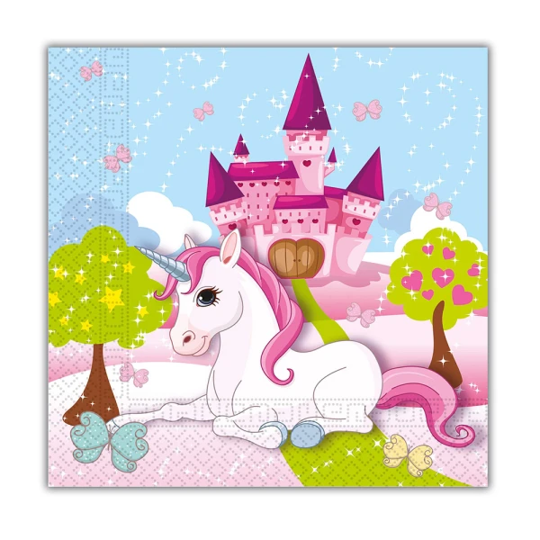 3ply ΧΑΡΤΟΠΕΤΣΕΤΕΣ 33Χ33 εκ. 20 τεμ. UNICORN
