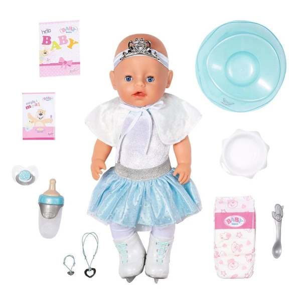 ZAPF CREATION DOLL BABY BORN ICE BALLERINA SOFT TOUCH 43 cm