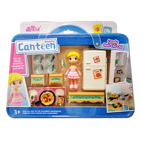 CANTEEN PLAYSET WITH FIGURE