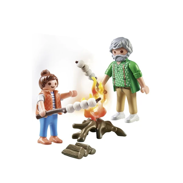 PLAYMOBIL CITY LIFE CAMPFIRE WITH MARSHMALLOWS