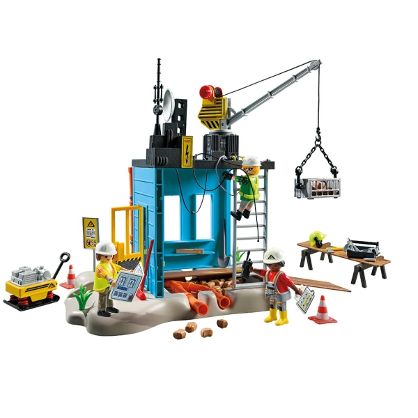 PLAYMOBIL ACTION HEROES CONSTRUCTION SITE