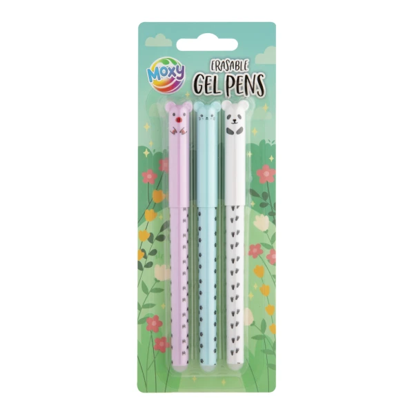 SET OF 3 ERASEABLE PENS 14.5 cm 