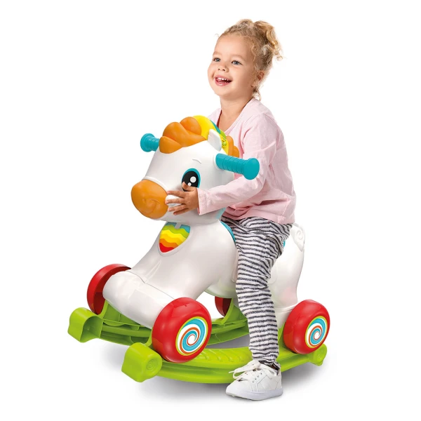BABY CLEMENTONI BABY TOY LAKI THE TALKING HORSE (SPEAKS GREEK) FOR 12-36 MONTHS