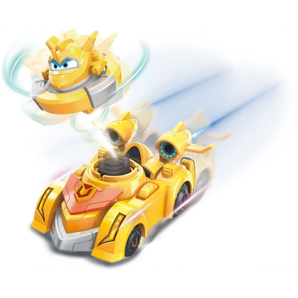 SUPER WINGS SUPER PET FREE WHEEL - SPINNING GOLDEN BOY & VEHICLE