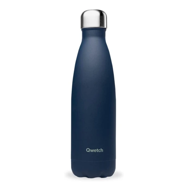 QWETCH STAINLESS STEEL BOTTLE GRANITE BLUE NUIT 500ml