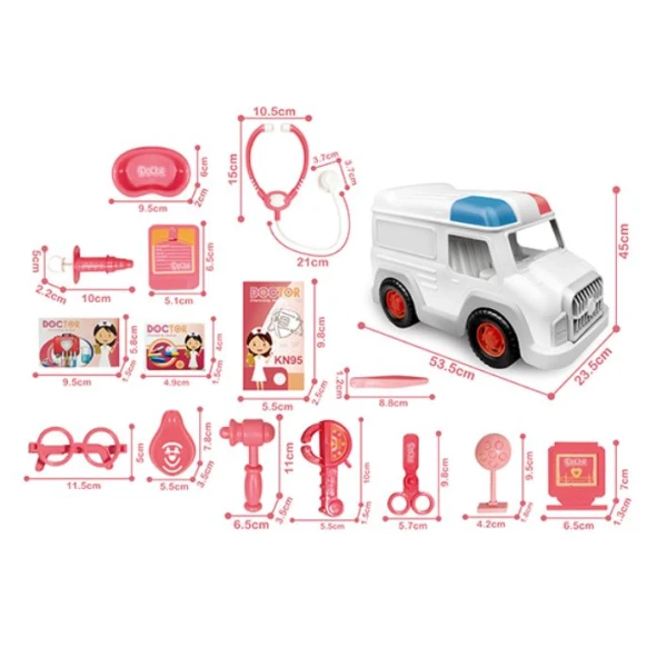AMBULANCE WITH DOCTOR SET