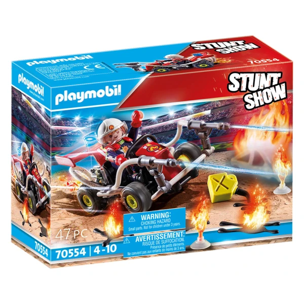 PLAYMOBIL STUNT SHOW FIRE QUAD