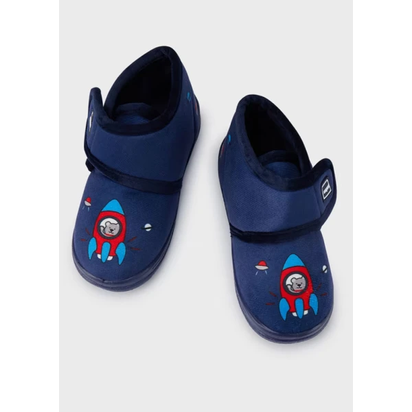 MAYORAL SLIPPERS PRINT NAVY BLUE