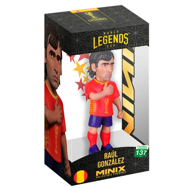 MINIX LEGENDS WORLD CUP ΙΣΠΑΝΙΑ ΦΙΓΟΥΡΑ 12 cm RAUL GONZALEZ