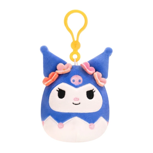 SQUISHMALLOWS SANRIO PLUSH KEYCHAIN 9 cm. TROPICAL FOOD - KUROMI