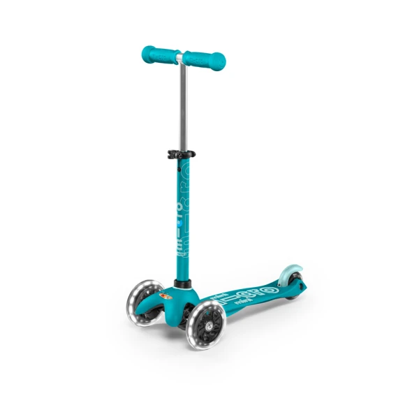 MICRO 3-WHEELS SCOOTER MINI MICRO DELUXE GLOW LED GLACIER AQUA