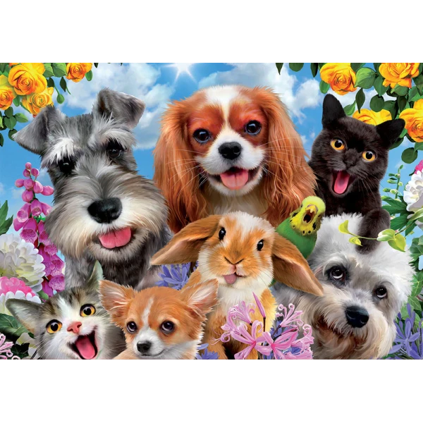 EDUCA PUZZLE 200 pcs - SELFIE PET PARADE