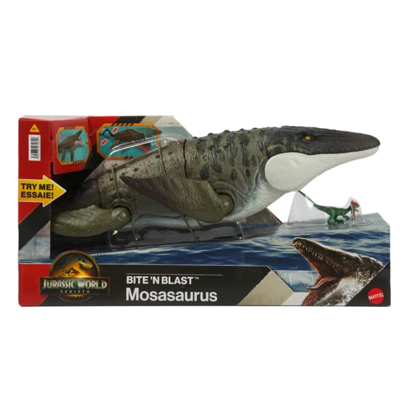 JURASSIC WORLD REBIRTH - MOSASAURUS WITH MOTION AND SOUND FEATURES