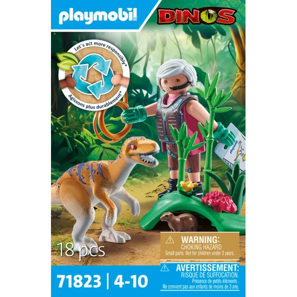 PLAYMOBIL DINOS ΕΞΕΡΕΥΝΗΤΗΣ ΚΑΙ ΒΕΛΟΣΙΡΑΠΤΟΡ