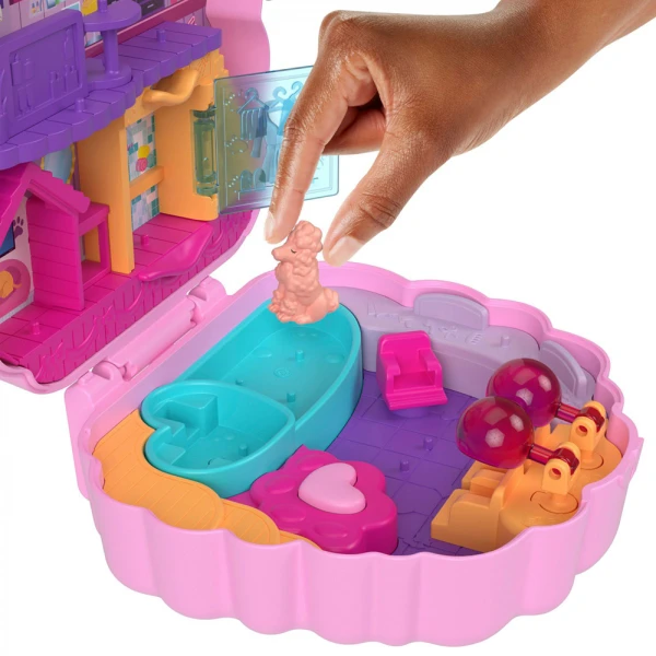 POLLY POCKET POLLY\'S WORLD - SET POODLES GROOMING
