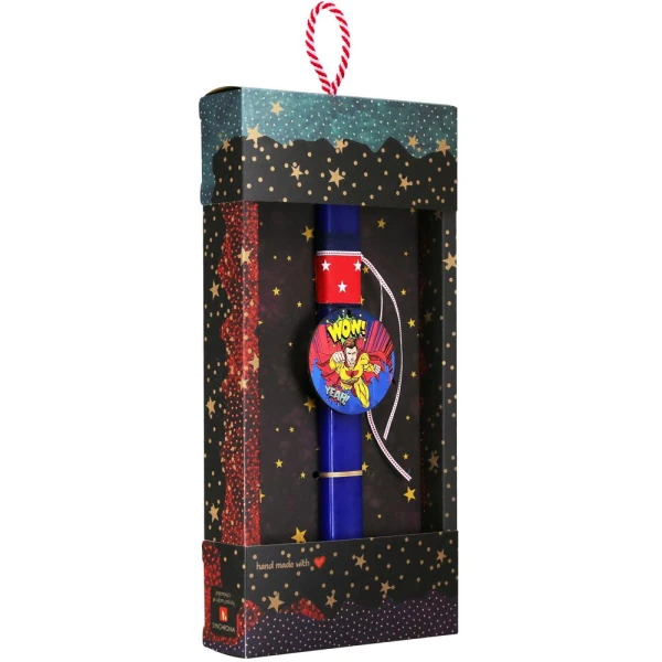 SYNCHRONIA HANDMADE CANDLE 30 cm BASIC - SUPER HERO WOW