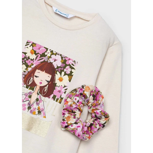 MAYORAL LONG SLEEVES BLOUSE RUBBER BEIGE LIGHT