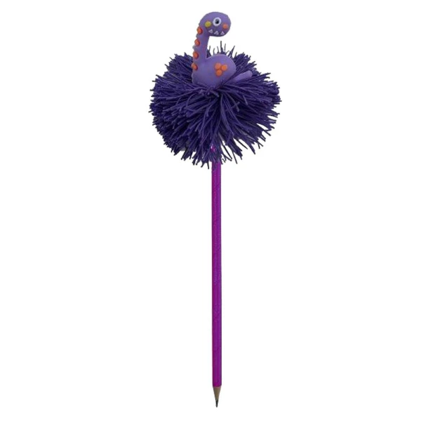 THE LITTLIES PENCIL WITH RUBBER DINOSAUR - 3 COLOURS