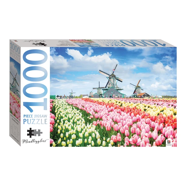 HINKLER ΠΑΖΛ 1000 τεμ. MINDBOGGLERS DUTCH WINDMILLS HOLLAND NETHERLANDS