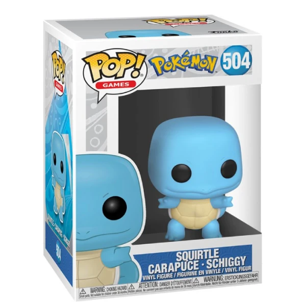 FUNKO POP! GAMES POKEMON SQUIRTLE CARAPUCE ΦΙΓΟΥΡΑ ΒΙΝΥΛΙΟΥ SCHIGGY 504