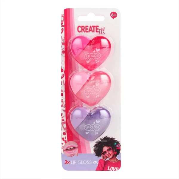 CREATE IT! LIP GLOSS ΚΑΡΔΙΑ LOVE