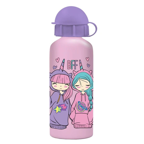 MUST ΣΕΤ ΦΑΓΗΤΟΔΟΧΕΙΟ 800ml & ΠΑΓΟΥΡΙ ΑΛΟΥΜΙΝΙΟΥ 500ml BEST FRIENDS FOR EVER