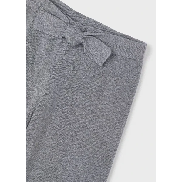 MAYORAL TROUSERS ZIP CULOTTES KNITTED GREY INTENSE