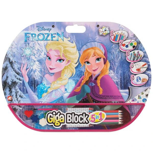 ΣΕΤ ΖΩΓΡΑΦΙΚΗΣ GIGA BLOCK 5 ΣΕ 1 FROZEN