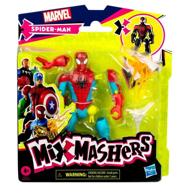 SPIDERMAN MIXMASHERS BASIC FIGURE SPIDERMAN