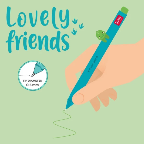 LEGAMI ΣΤΥΛΟ GEL ANIMAL DECORATION LOVE FRIENDS - DINO