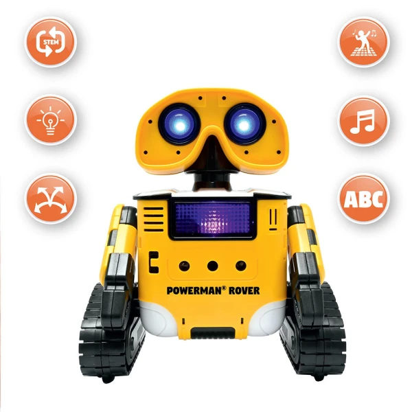 LEXIBOOK MULTIFUNCTION ROBOT POWERMAN ROVER WITH SOUND & LIGHT