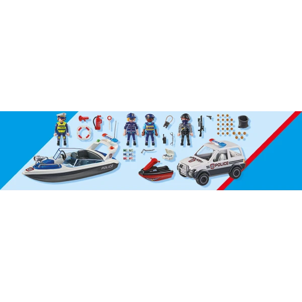 PLAYMOBIL CITY ACTION POLICE PURSUIT ON THE WATER