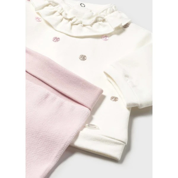 MAYORAL SET TRACKSUIT COORDINATED PINK BEBE