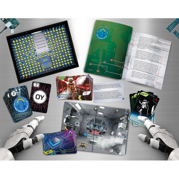 AS GAMES ΕΠΙΤΡΑΠΕΖΙΟ ΠΑΙΧΝΙΔΙ CRIME SCENE ISS EXCALIBUR 2049 ΓΙΑ ΗΛΙΚΙΕΣ 18+ ΧΡΟΝΩΝ ΚΑΙ 1+ ΠΑΙΚΤΕΣ