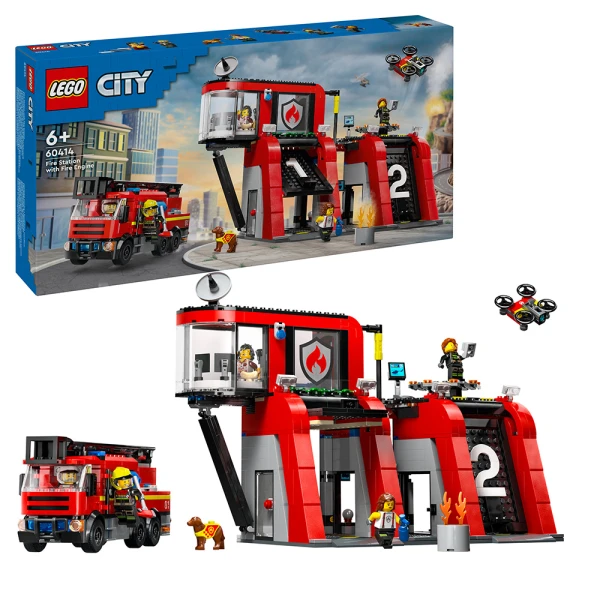 LEGO® CITY ΣΤΑΘΜΟΣ ΠΥΡΟΣΒΕΣΤΙΚΗΣ ΜΕ ΠΥΡΟΣΒΕΣΤΙΚΟ ΦΟΡΤΗΓΟ