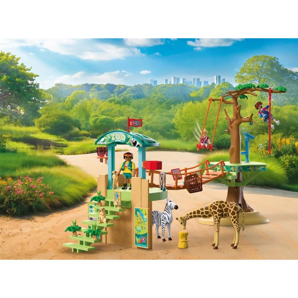PLAYMOBIL ANIMALS & FRIENDS  ZOO WILDERNESS CLIMBING PARK