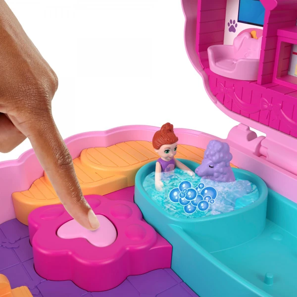 POLLY POCKET POLLY\'S WORLD - SET POODLES GROOMING