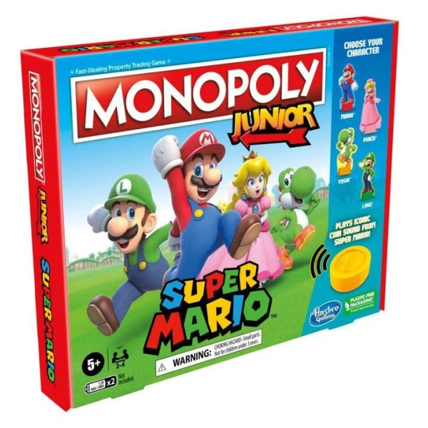 ΕΠΙΤΡΑΠΕΖΙΟ ΠΑΙΧΝΙΔΙ MONOPOLY JUNIOR SUPER MARIO - ΕΛΛΗΝΙΚΗ ΕΚΔΟΣΗ
