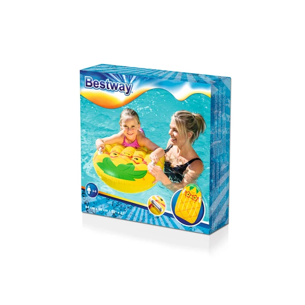 BESTWAY INFLATABLE SURF BUDDY TOOL RIDER 84X56 cm YELLOW