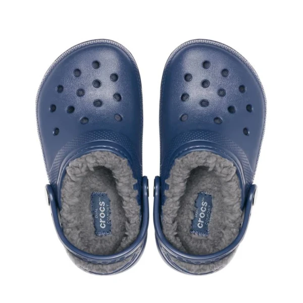 CROCS CLASSIC LINED CLOG K NAVY-CHARCOAL