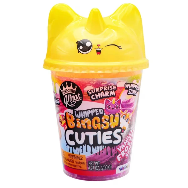 SLIME CUTIES BINGSU SLIME 206gr  WITH SURPRISE GIFT - VANILLA FROSTED