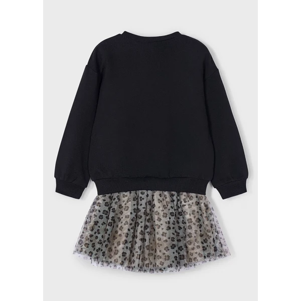 MAYORAL SET SKIRT TULLE FANTASY BLACK 