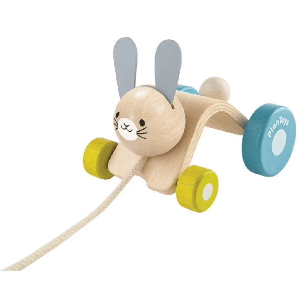 PLAN TOYS Wooden bunny MOVES