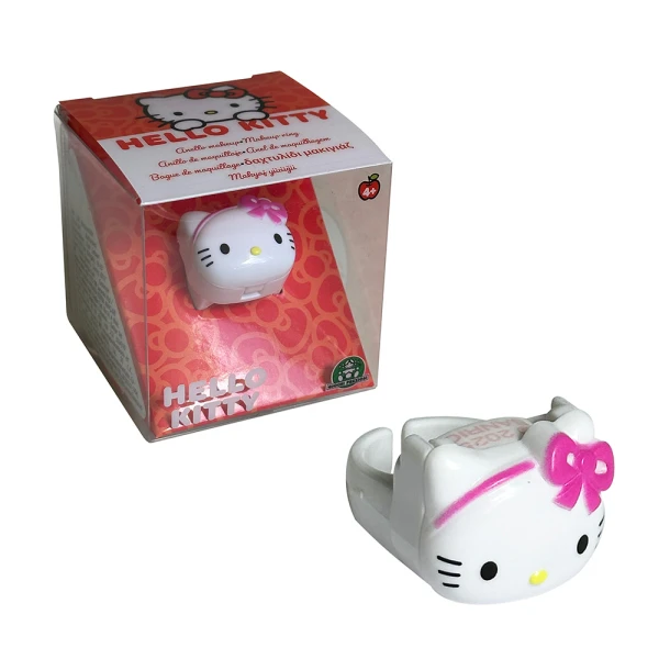 HELLO KITTY RING WITH LIP BALM - SEVERAL DESIGNS