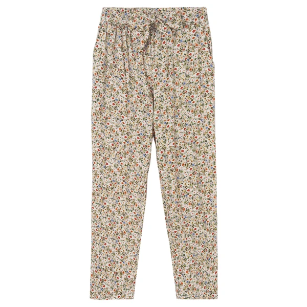 MAYORAL LONG TROUSERS FLOWERS GREEN ALGA