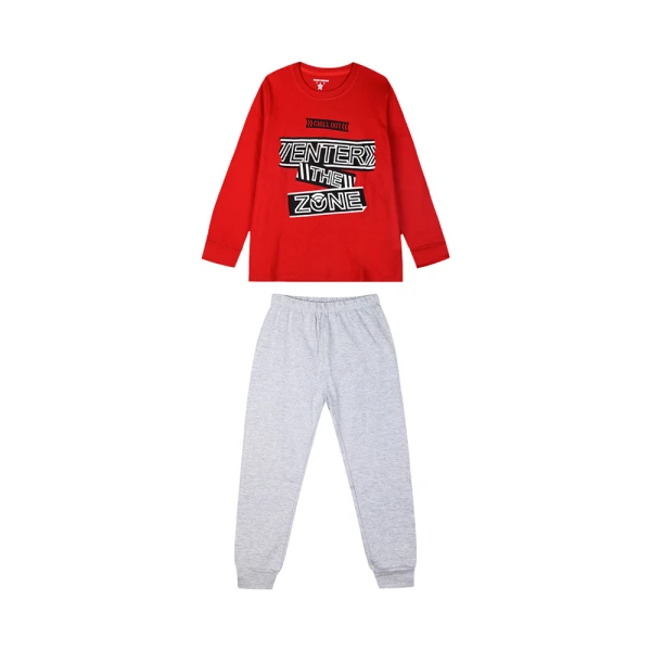 ENERGIERS  BOY\'S  PAJAMAS MELANGE