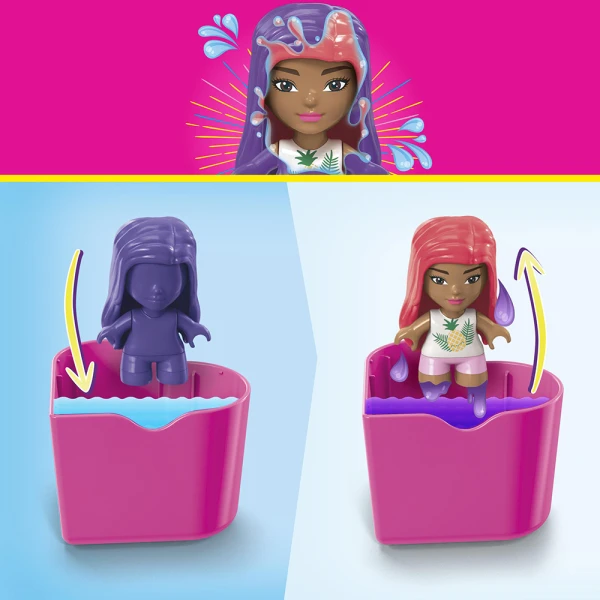 MEGA BARBIE COLOR REVEAL FIGURE WITH ACCESSORIES 16 pcs - BEACH DAY