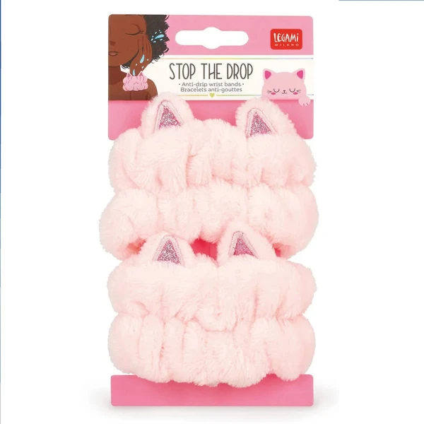 LEGAMI KITTY ANTI-DRIP WRIST BANDS FOR SKINCARE