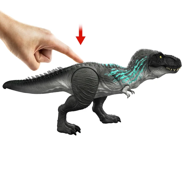 JURASSIC WORLD SURVIVAL T-REX WITH MUSCLE SWELLING ACTION